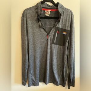 AVALANCHE Outdoor Supply Co Sweater Men’s Size XL grey 1/4 Zip Up Pullover